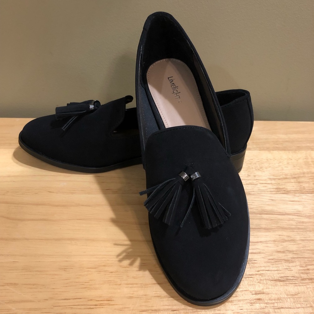 Dress black loafer